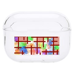 Pattern-repetition-bars-colors Hard Pc Airpods Pro Case by Maspions