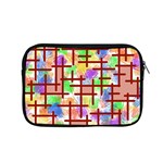 Pattern-repetition-bars-colors Apple MacBook Pro 15  Zipper Case Front