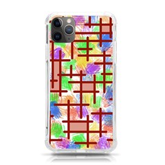 Pattern-repetition-bars-colors Iphone 11 Pro Max 6 5 Inch Tpu Uv Print Case by Maspions