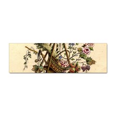 Vintage-antique-plate-china Sticker (bumper) by Maspions