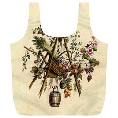 Vintage-antique-plate-china Full Print Recycle Bag (xl)