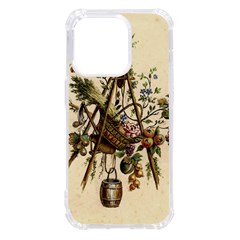 Vintage-antique-plate-china Iphone 14 Pro Tpu Uv Print Case by Maspions