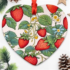 Strawberry-fruits Ornament (heart)