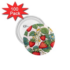 Strawberry-fruits 1 75  Buttons (100 Pack) 