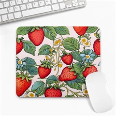 Strawberry-fruits Large Mousepad