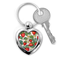 Strawberry-fruits Key Chain (heart)