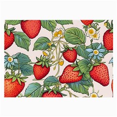 Strawberry-fruits Large Glasses Cloth by Maspions