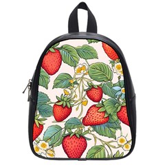 Strawberry-fruits School Bag (small) by Maspions