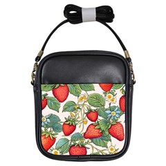 Strawberry-fruits Girls Sling Bag