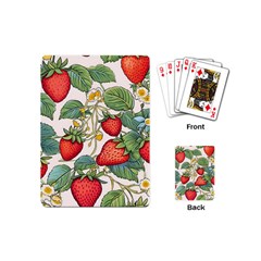 Strawberry-fruits Playing Cards Single Design (mini)