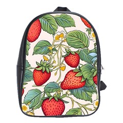 Strawberry-fruits School Bag (xl) by Maspions