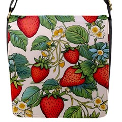 Strawberry-fruits Flap Closure Messenger Bag (s)