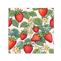 Strawberry-fruits Square Satin Scarf (30  X 30 )