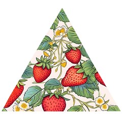 Strawberry-fruits Wooden Puzzle Triangle