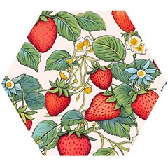 Strawberry-fruits Wooden Puzzle Hexagon