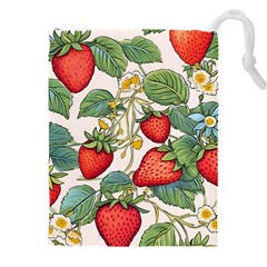 Strawberry-fruits Drawstring Pouch (5xl) by Maspions