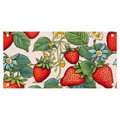 Strawberry-fruits Banner And Sign 6  X 3 