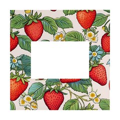 Strawberry-fruits White Box Photo Frame 4  X 6 