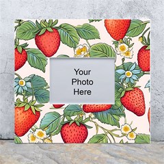 Strawberry-fruits White Wall Photo Frame 5  X 7 