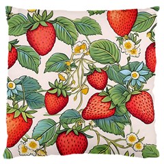 Strawberry-fruits 16  Baby Flannel Cushion Case (two Sides) by Maspions