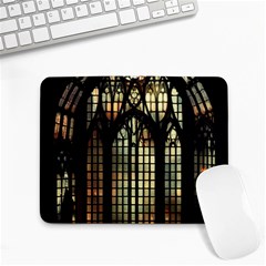 Stained Glass Window Gothic Small Mousepad by Maspions