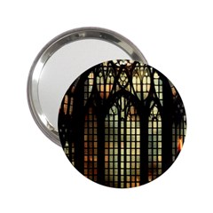 Stained Glass Window Gothic 2 25  Handbag Mirrors