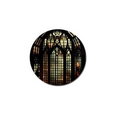 Stained Glass Window Gothic Golf Ball Marker (4 Pack)