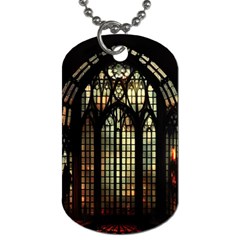 Stained Glass Window Gothic Dog Tag (two Sides)