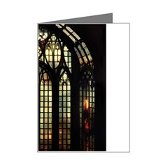 Stained Glass Window Gothic Mini Greeting Card