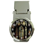 Stained Glass Window Gothic Money Clip Watches Front