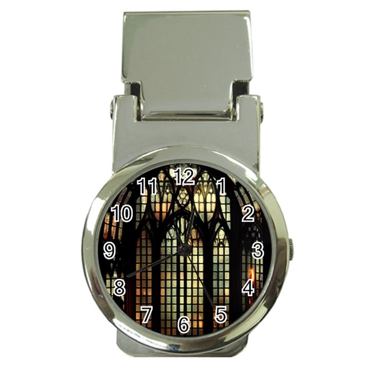 Stained Glass Window Gothic Money Clip Watches