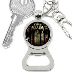 Stained Glass Window Gothic Bottle Opener Key Chain by Maspions