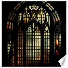 Stained Glass Window Gothic Canvas 12  X 12  by Maspions