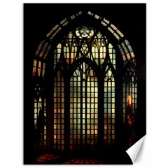 Stained Glass Window Gothic Canvas 36  X 48  by Maspions