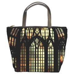 Stained Glass Window Gothic Bucket Bag