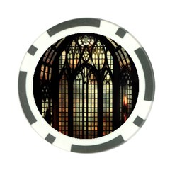 Stained Glass Window Gothic Poker Chip Card Guard (10 Pack) by Maspions