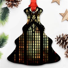 Stained Glass Window Gothic Christmas Tree Ornament (two Sides)