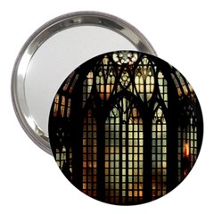 Stained Glass Window Gothic 3  Handbag Mirrors by Maspions