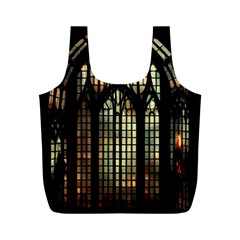 Stained Glass Window Gothic Full Print Recycle Bag (m)