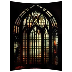 Stained Glass Window Gothic Back Support Cushion by Maspions