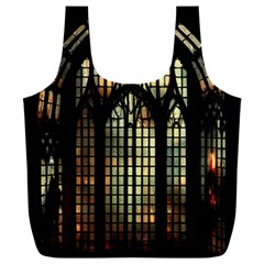 Stained Glass Window Gothic Full Print Recycle Bag (xxl)