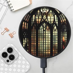 Stained Glass Window Gothic Wireless Fast Charger(black)