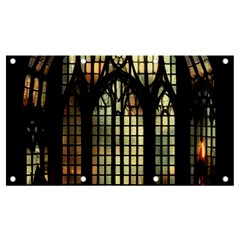 Stained Glass Window Gothic Banner And Sign 7  X 4  by Maspions