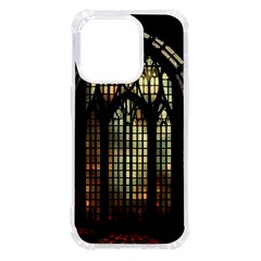 Stained Glass Window Gothic Iphone 14 Pro Tpu Uv Print Case by Maspions