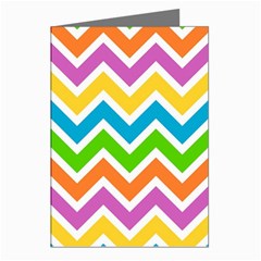 Chevron Pattern Design Texture Greeting Cards (pkg Of 8) by Apen