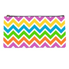 Chevron Pattern Design Texture Pencil Case by Apen