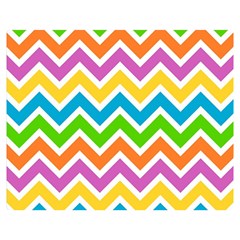 Chevron Pattern Design Texture Two Sides Premium Plush Fleece Blanket (teen Size) by Apen