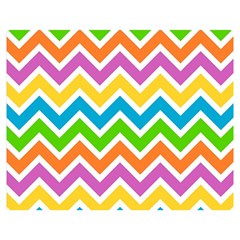 Chevron Pattern Design Texture Premium Plush Fleece Blanket (medium) by Apen