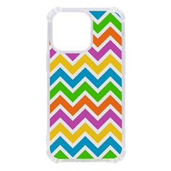 Chevron Pattern Design Texture Iphone 13 Pro Tpu Uv Print Case by Apen