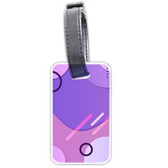 Colorful Labstract Wallpaper Theme Luggage Tag (one Side) by Apen